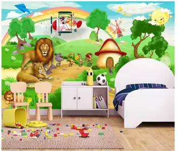 Custom photo wallpaper for walls 3 d wall murals wallpaper Cartoon mural Animal park kids room mural wall papers home decoration
Custom photo wallpaper for walls 3 d wall murals wallpaper Cartoon mural Animal park kids room mural wall papers home decoration