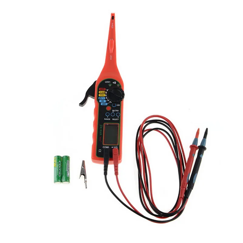 Vehicle Multimeterr Auto Circuit Tester Pen 4 in 1 Electrical Multimeter 0-380V For Automotive Car Diagnostic-Tool
Vehicle Multimeterr Auto Circuit Tester Pen 4 in 1 Electrical Multimeter 0-380V For Automotive Car Diagnostic-Tool