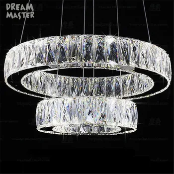 Modern Crystal 2 rings LED pendant lamp Lustre living room lamp suspension pendant lights bedroom dining room luster lighting
Modern Crystal 2 rings LED pendant lamp Lustre living room lamp suspension pendant lights bedroom dining room luster lighting