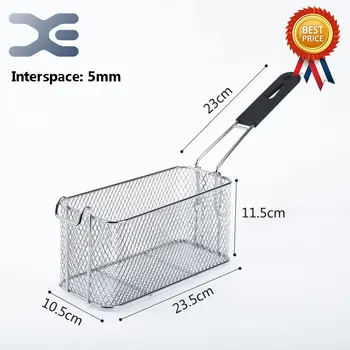 23.5cm*10.5cm*11.5cm Stainless steel fryer screen frame square filter net encrypt colander shaped Frying basket fryers meshed
23.5cm*10.5cm*11.5cm Stainless steel fryer screen frame square filter net encrypt colander shaped Frying basket fryers meshed