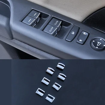 For Honda CR-V Vezel Accord 2008 -2015 7 Pcs ABS Chrome interior Door Window Switch Lift Button Cover Trim car styling
For Honda CR-V Vezel Accord 2008 -2015 7 Pcs ABS Chrome interior Door Window Switch Lift Button Cover Trim car styling