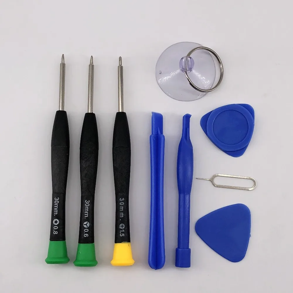 9 in 1 Repair Tools Opening Tools Phone Disassemble Tools Set Kit for IP Samsung Liquid Crystal Phone Cellphone