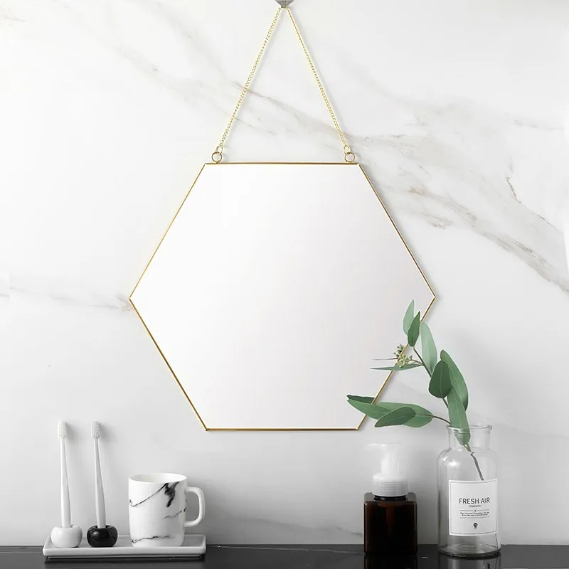 Nordic style geometric shape wall mirror bathroom mirror vanity mirror bathroom decoration wall hanging WF3071747
Nordic style geometric shape wall mirror bathroom mirror vanity mirror bathroom decoration wall hanging WF3071747