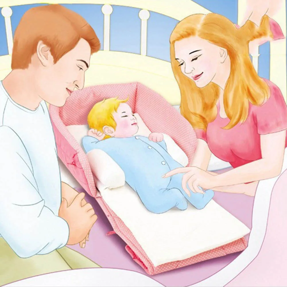 Переносная складная кровать для новорожденных и малышей многофункциональная