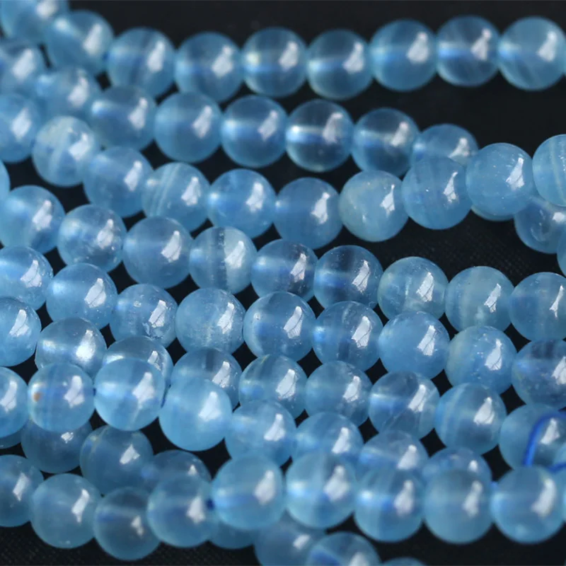 Genuine High Quality Clear Blue Calcite Round Loose Small Beads 4-10mm Fit Jewelry DIY Necklaces or Bracelets 15" 04031
Genuine High Quality Clear Blue Calcite Round Loose Small Beads 4-10mm Fit Jewelry DIY Necklaces or Bracelets 15" 04031