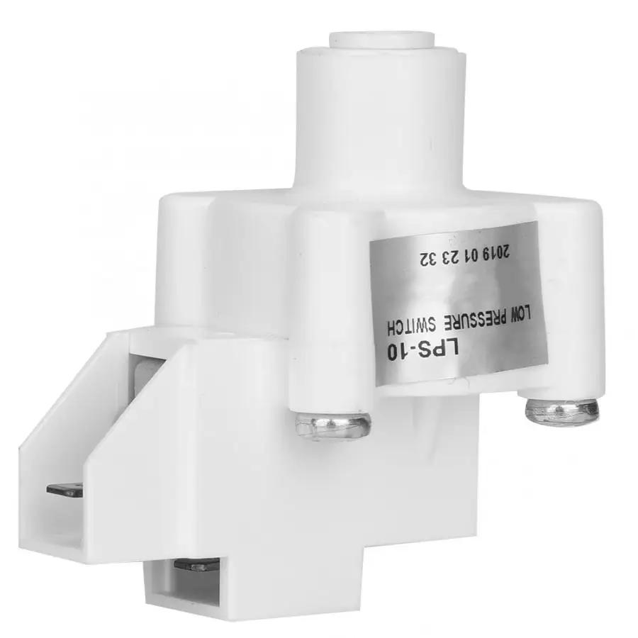 Low Pressure Switch For Pump RO Water Fitlers Reverse Osmosis Tank 0.01MPa Action 1/4" DC 24V
Low Pressure Switch For Pump RO Water Fitlers Reverse Osmosis Tank 0.01MPa Action 1/4" DC 24V