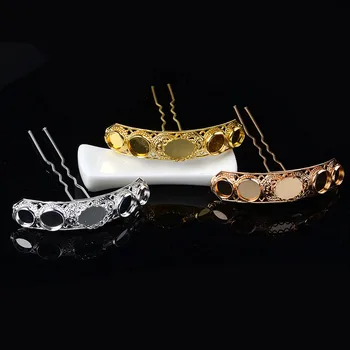 5PCS/Lot Hairpin Base Setting abochon Base Metal Copper Flower corrugated Hair Stick Base Fit Diy Hair Jewelry for Women
5PCS/Lot Hairpin Base Setting abochon Base Metal Copper Flower corrugated Hair Stick Base Fit Diy Hair Jewelry for Women