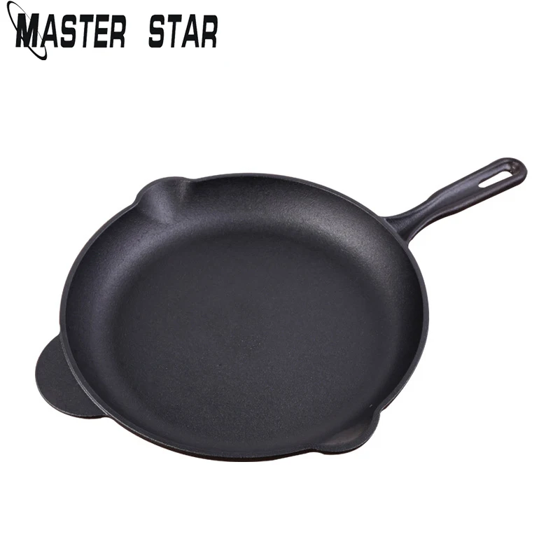 Master Star 31cm Cast Iron Frying Pans Non-stick With Long Handle For Frying For Gas Induction Stove Egg Frying Pan For Pancakes
Master Star 31cm Cast Iron Frying Pans Non-stick With Long Handle For Frying For Gas Induction Stove Egg Frying Pan For Pancakes