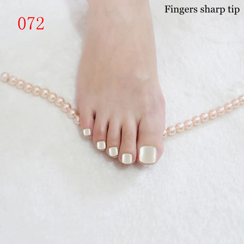 24 pcs/set Ivory white Acrylic False Nail Candy colors Short Toenails, Ms nail supplies 072
24 pcs/set Ivory white Acrylic False Nail Candy colors Short Toenails, Ms nail supplies 072