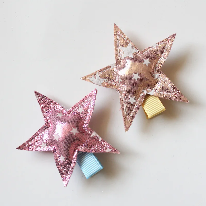 2019 New Printing Kid Hair Clip Cute Star Girl Party Hair Grips Rose Gold Star Printed Hair Barrette Pink Hair 3.5CM Clip Resale
2019 New Printing Kid Hair Clip Cute Star Girl Party Hair Grips Rose Gold Star Printed Hair Barrette Pink Hair 3.5CM Clip Resale