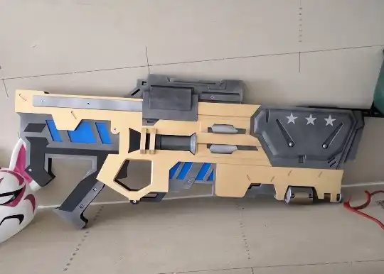 Overwatch ジャックモリソン兵士 76 スキンストライク司令官モリソン武器ヘビーパルスライフルコスプレレプリカ銃小道具 Gooum