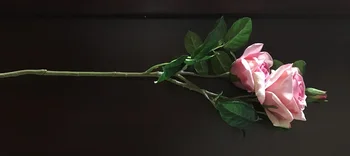 77CM 2 Heads 1 bud Rose Flower Branch Real Touch Fake Flower For DIY Wedding Home Landing Decoration Flower Arrangement
77CM 2 Heads 1 bud Rose Flower Branch Real Touch Fake Flower For DIY Wedding Home Landing Decoration Flower Arrangement