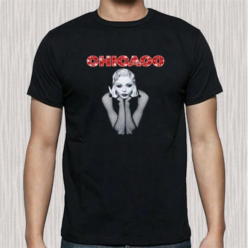 Chicago Broadway Musical Poster Logo Black T-Shirt Size S To 3XL Men Women Unisex New Fashion Tshirt
Chicago Broadway Musical Poster Logo Black T-Shirt Size S To 3XL Men Women Unisex New Fashion Tshirt