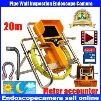 20M 9 Cable Video Endoscope Recording Inspection Borescope Camera 7' TFT Display meter counter 23mm 90 degree DVR Camera
20M 9 Cable Video Endoscope Recording Inspection Borescope Camera 7' TFT Display meter counter 23mm 90 degree DVR Camera