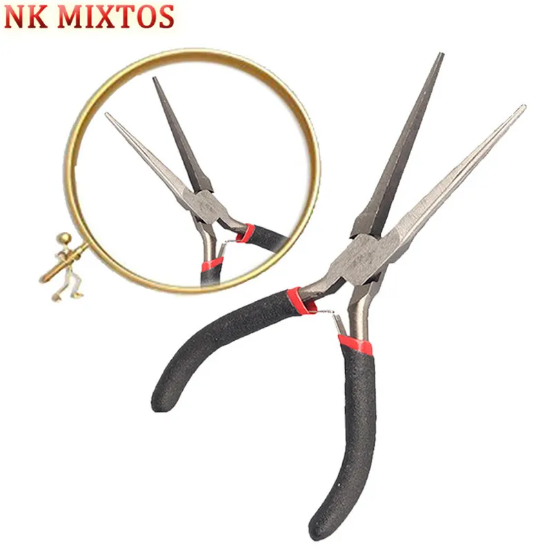NK MIXTOS Long Needle Nose Jewelery Pliers Side Cutter Modeling Work Precision Tool Electrician Repair Tools
NK MIXTOS Long Needle Nose Jewelery Pliers Side Cutter Modeling Work Precision Tool Electrician Repair Tools