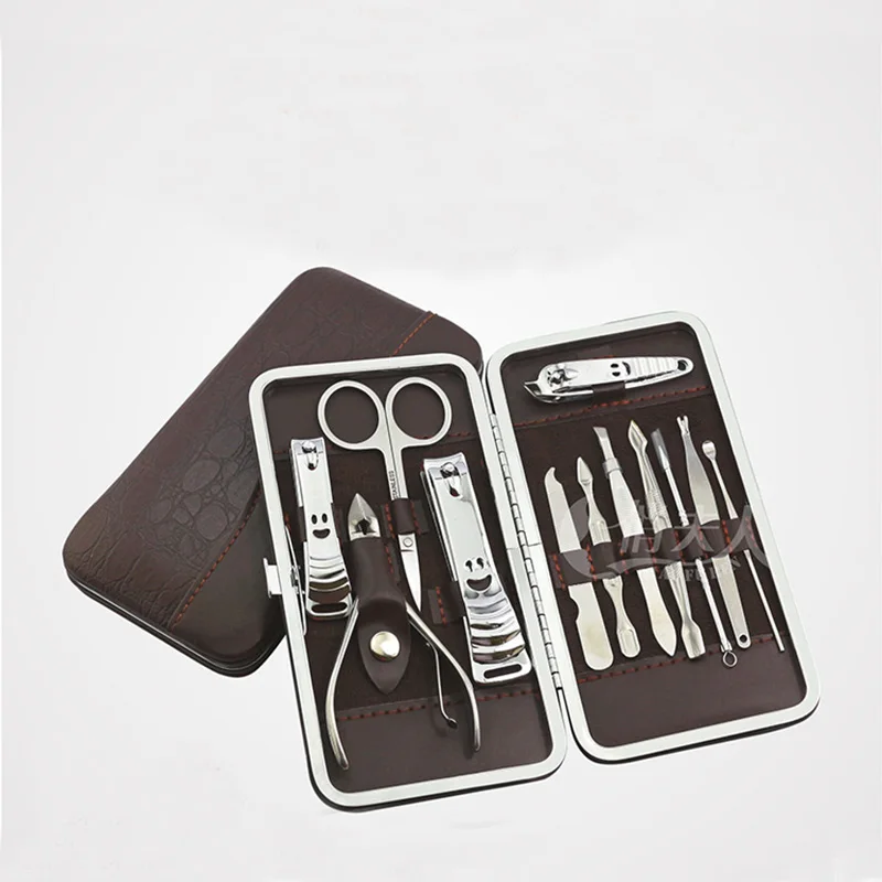 Stainless Steel Nail Art Manicure Set Nail Care Tools with Mini Finger Nails Cutter Clipper File Scissor Tweezers 12pcs/set W01
Stainless Steel Nail Art Manicure Set Nail Care Tools with Mini Finger Nails Cutter Clipper File Scissor Tweezers 12pcs/set W01