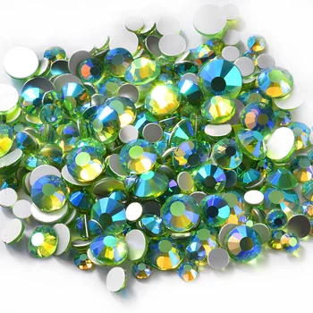 PERIDOT AB Color Mix Sizes Nail Rhinestones SS6-SS20 Glass Glitter Gems Flatback Crystal Nail Jewelry Cloth Bags Accessories
PERIDOT AB Color Mix Sizes Nail Rhinestones SS6-SS20 Glass Glitter Gems Flatback Crystal Nail Jewelry Cloth Bags Accessories