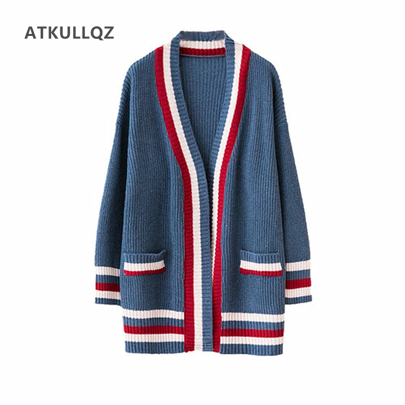 ATKULLQZ 2020 New women sweaters autumn and winter Korean version of the new lazy wind sweater cardigan loose long coat sweater
ATKULLQZ 2020 New women sweaters autumn and winter Korean version of the new lazy wind sweater cardigan loose long coat sweater