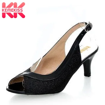 KemeKiss Women Peep Open Toe High Heel Sandals Thin Heels Wedding Shoes Woman Back Strap Heeled Footwear Size30-46 PA00328
KemeKiss Women Peep Open Toe High Heel Sandals Thin Heels Wedding Shoes Woman Back Strap Heeled Footwear Size30-46 PA00328