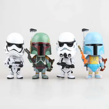 Cute 4" Star Wars Stormtrooper & Boba Fett Bobble Head Shaking Head Toy Model Car Decoration Boxed PVC Figure Doll
Cute 4" Star Wars Stormtrooper & Boba Fett Bobble Head Shaking Head Toy Model Car Decoration Boxed PVC Figure Doll