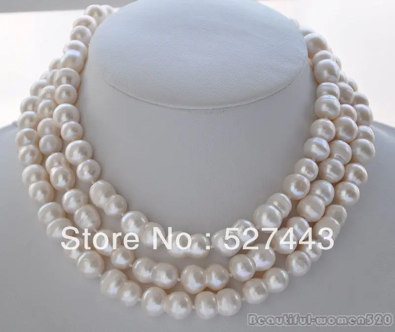 Wholesale free shipping >>50" 20mm WHITE peanut DOUBLE BAROQUE FRESHWATER PEARL NECKLACE
Wholesale free shipping >>50" 20mm WHITE peanut DOUBLE BAROQUE FRESHWATER PEARL NECKLACE