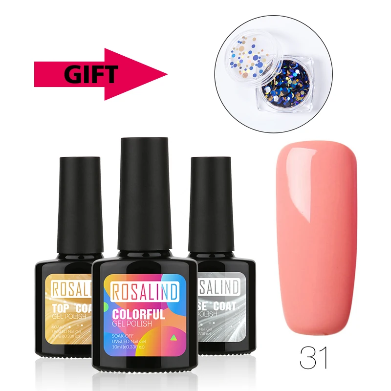 ROSALIND Buy 3 Get 1 Gift Solid Color Series Gel Polish Soak Off UV Nail Polish Nail Lacque Kits Semi Permanent Nail Varnish Set
ROSALIND Buy 3 Get 1 Gift Solid Color Series Gel Polish Soak Off UV Nail Polish Nail Lacque Kits Semi Permanent Nail Varnish Set