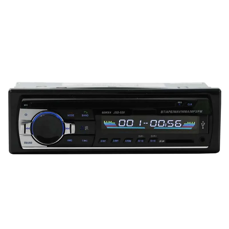 12V JSD-520 Car Radio Bluetooth 1 din Car Stereo Player AUX-IN MP3 FM radio Remote Control for phone Car Audio
12V JSD-520 Car Radio Bluetooth 1 din Car Stereo Player AUX-IN MP3 FM radio Remote Control for phone Car Audio