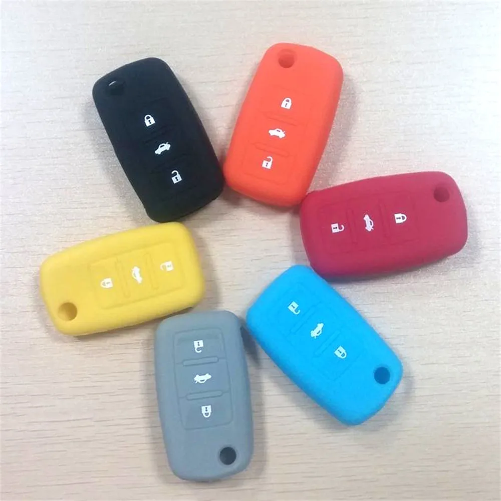 Multicolor Silicone Car Key Cover Case Skin Protect Key Folding Type Remote Protector Waterproof Key Skin Car Accessories
Multicolor Silicone Car Key Cover Case Skin Protect Key Folding Type Remote Protector Waterproof Key Skin Car Accessories