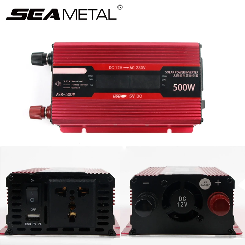 Car Inverter 12V 220V 500W Power Solar USB LED Display Charger 12 To 220 Kit Adapter Converter Transformer Inverter 12 220 500 W
Car Inverter 12V 220V 500W Power Solar USB LED Display Charger 12 To 220 Kit Adapter Converter Transformer Inverter 12 220 500 W