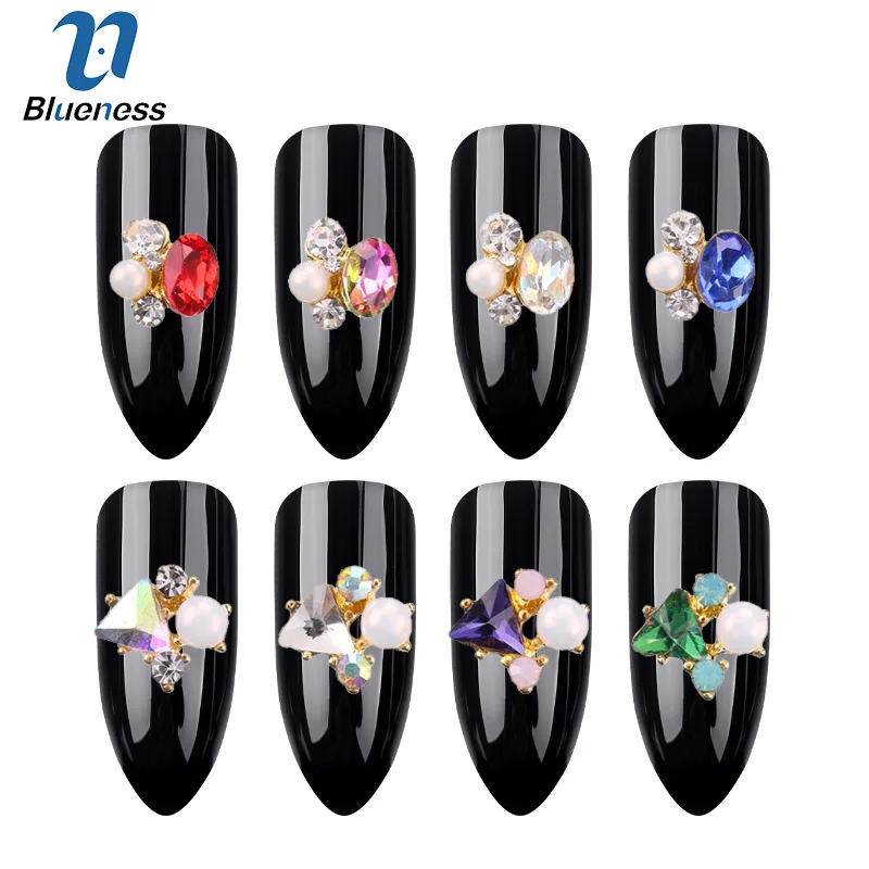 Blueness 10Pcs/lot Oval Triangle Design 3D Nails Rhinestones Studs Accessories Manicure UV Gel Metal Nails Art Decorations Tips
Blueness 10Pcs/lot Oval Triangle Design 3D Nails Rhinestones Studs Accessories Manicure UV Gel Metal Nails Art Decorations Tips