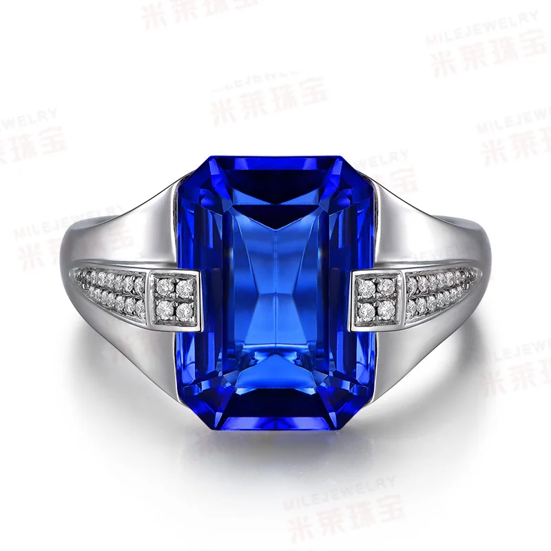 Brand Fashion Man ring cushion cut 6ct 5A zircon Cz birthstones ring 925 Sterling silver Engagement Wedding Band Ring for men
Brand Fashion Man ring cushion cut 6ct 5A zircon Cz birthstones ring 925 Sterling silver Engagement Wedding Band Ring for men