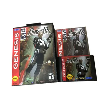 The Punisher 16 Bit MD Game Card with Manual Book and Retail Box For Sega Genesis & Mega Drive
The Punisher 16 Bit MD Game Card with Manual Book and Retail Box For Sega Genesis & Mega Drive