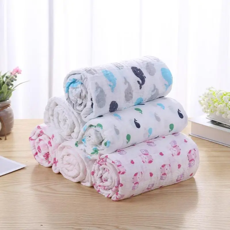 Cotton Baby Swaddles Wrap 2-layer Gauze Soft Infants Blankets Baby Stroller Cover Toddler Bath Towel Bedding Swaddle Muslin Wrap
Cotton Baby Swaddles Wrap 2-layer Gauze Soft Infants Blankets Baby Stroller Cover Toddler Bath Towel Bedding Swaddle Muslin Wrap