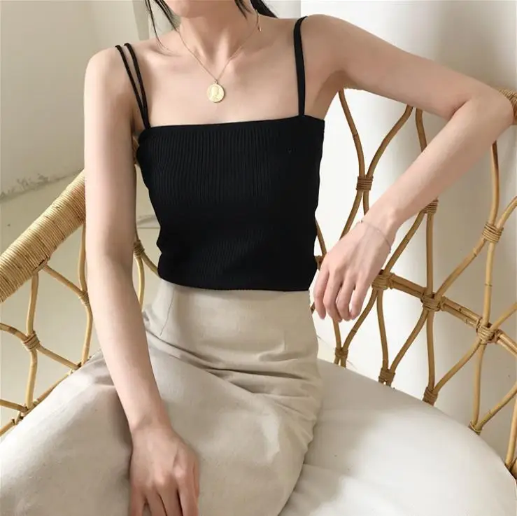 Fashion Hot New Women's Summer Basic Sexy Strappy Sleeveless Racerback Camis High Quality
Fashion Hot New Women's Summer Basic Sexy Strappy Sleeveless Racerback Camis High Quality