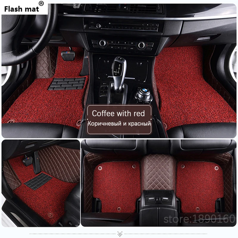 Автомобильный коврик для вспышки напольные коврики BYD F0 F3 F3R G3 G3R L3 F6 G6S6 E6 M6 SURUI SIRUI