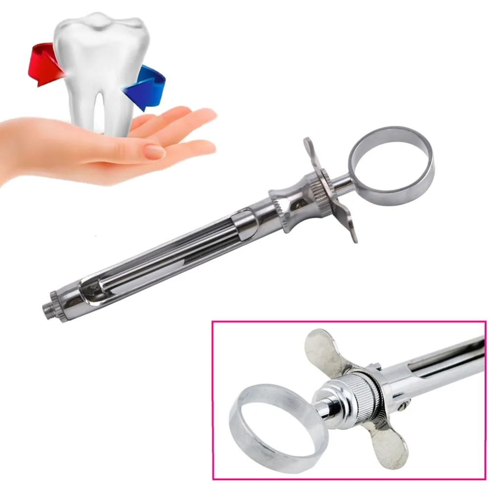 Popular Stainless Dental Aspirating Syringe Dentist Surgical Instruments 1.8ML New
Popular Stainless Dental Aspirating Syringe Dentist Surgical Instruments 1.8ML New