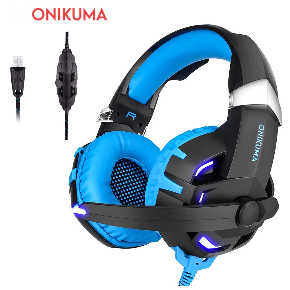ONIKUMA K2 7.1 Channel Gaming Headset USB Wire Subwoofer Headphones with Mic LED Light for PC Computer Gamer
ONIKUMA K2 7.1 Channel Gaming Headset USB Wire Subwoofer Headphones with Mic LED Light for PC Computer Gamer