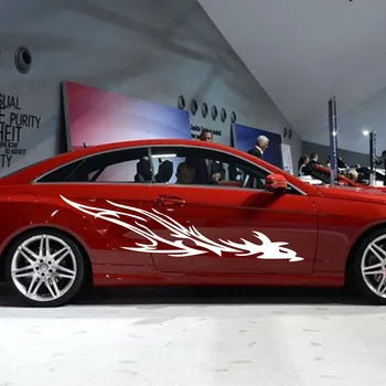 Car Dragon flames Tribal 81'' Door Decals for E class Vinyl Side stickers ZC162
Car Dragon flames Tribal 81'' Door Decals for E class Vinyl Side stickers ZC162