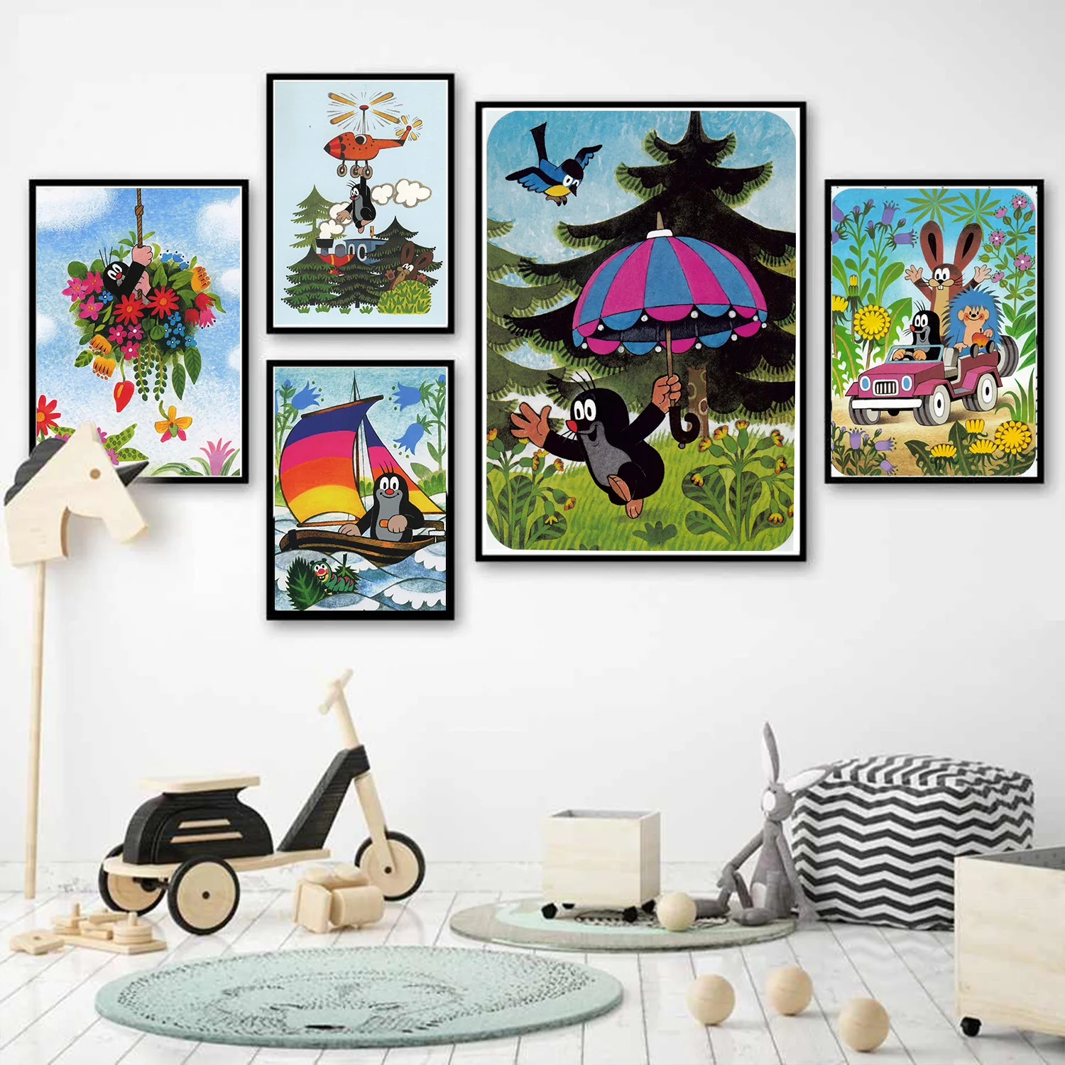 Czech Cartoons Krtek Mole Canvas Painting Vintage Kraft Posters Classic Wall Stickers Wall Art For Nursery Kids Bedroom
Czech Cartoons Krtek Mole Canvas Painting Vintage Kraft Posters Classic Wall Stickers Wall Art For Nursery Kids Bedroom