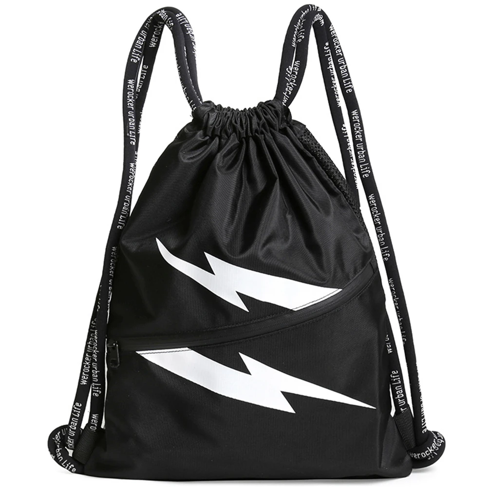 Beam Mouth Lightning Backpack Sports Rucksack Men's Fitness Training bag Drawstring Backpack Outdoor
Beam Mouth Lightning Backpack Sports Rucksack Men's Fitness Training bag Drawstring Backpack Outdoor