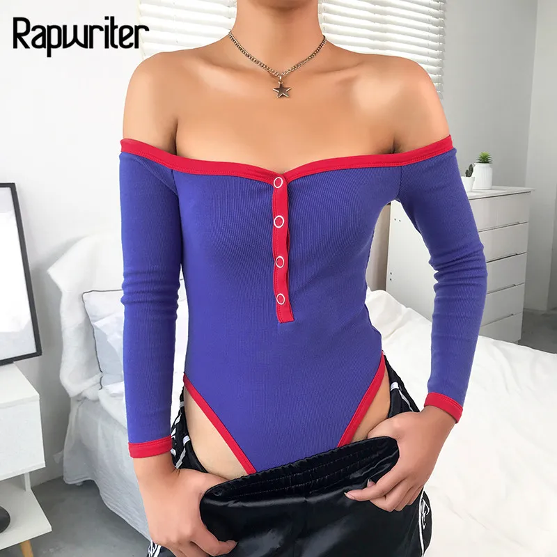 Rapwriter Slash Neck Backless Panelled Ribbed Skinny Sexy Bodysuits Women 2019 Streetwear Long Sleeve Slim Open Crotch Bodysuit
Rapwriter Slash Neck Backless Panelled Ribbed Skinny Sexy Bodysuits Women 2019 Streetwear Long Sleeve Slim Open Crotch Bodysuit