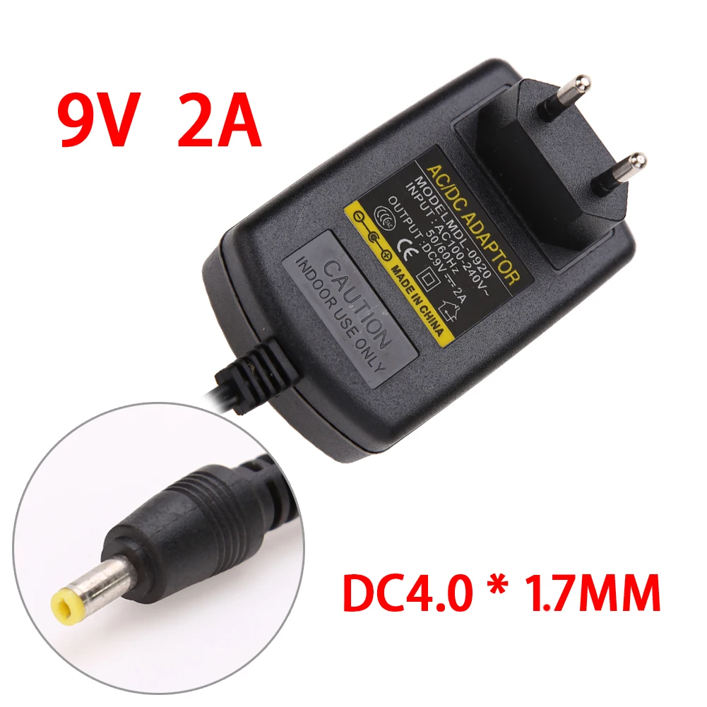 100-240V AC to DC Power Adapter Universal Switching DC 9V 2A Charger Supply Adaptor 4.0mm x 1.7mm for LED Strip UK AU US EU
100-240V AC to DC Power Adapter Universal Switching DC 9V 2A Charger Supply Adaptor 4.0mm x 1.7mm for LED Strip UK AU US EU