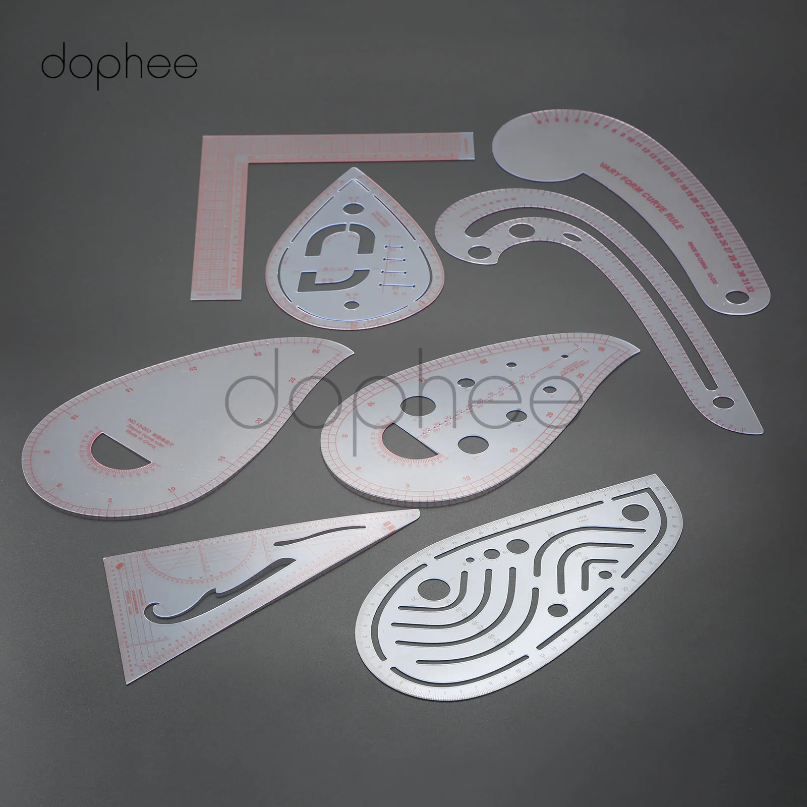 dophee 8pcs/set Multi-style Sewing Patchwork Ruler French Curve Metric Ruler Measure For DIY Tailor Sewing Dressmaking
dophee 8pcs/set Multi-style Sewing Patchwork Ruler French Curve Metric Ruler Measure For DIY Tailor Sewing Dressmaking