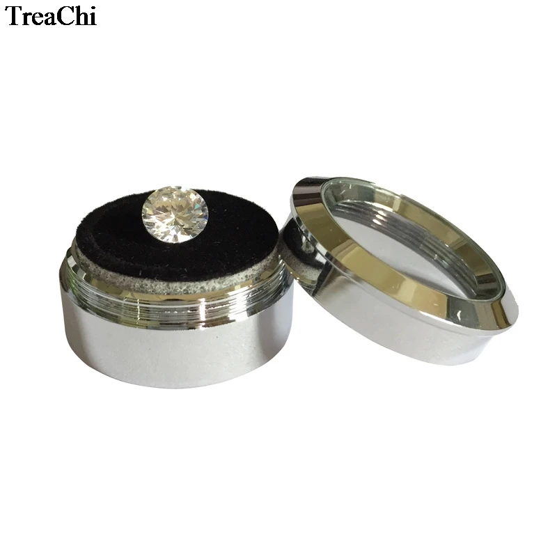 Round Stainless Steel Diamond Display Box High Quality Metal gemstone Cases Diamond Storage Organizer Gift Box 3.4*1.8cm
Round Stainless Steel Diamond Display Box High Quality Metal gemstone Cases Diamond Storage Organizer Gift Box 3.4*1.8cm