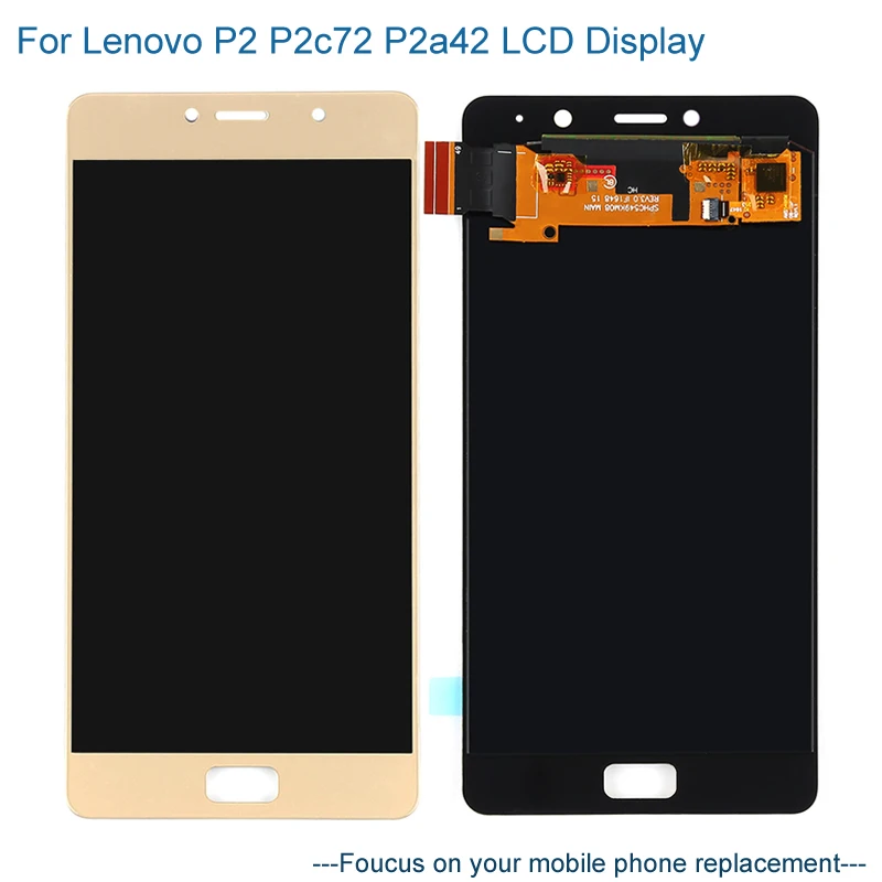 For Lenovo P2 P2c72 P2a42 LCD Display+ Black Gold Touch Screen Digitizer Assembly Replacement For Lenovo P2 P2c72 Mobile Phones
For Lenovo P2 P2c72 P2a42 LCD Display+ Black Gold Touch Screen Digitizer Assembly Replacement For Lenovo P2 P2c72 Mobile Phones