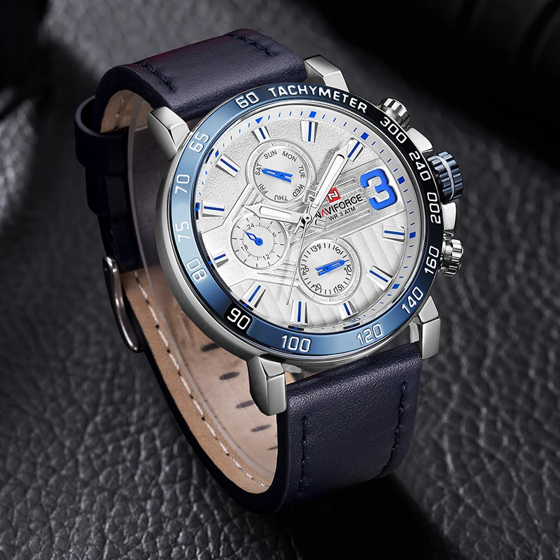 Naviforce Man Watch Top Sport 3ATM Men WristWatches Week Clock Men's Analog Quartz 24 Hour Date Watches
Naviforce Man Watch Top Sport 3ATM Men WristWatches Week Clock Men's Analog Quartz 24 Hour Date Watches