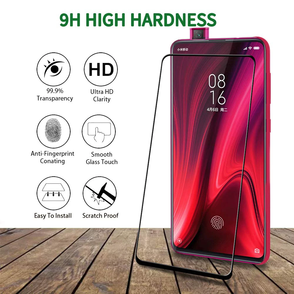 Full Coverage Screen Protector For Xiaomi Mi 9T / 9T Pro Black Tempered Glass Friendly Protection Film For Xiaomi Redmi K20 Pro
Full Coverage Screen Protector For Xiaomi Mi 9T / 9T Pro Black Tempered Glass Friendly Protection Film For Xiaomi Redmi K20 Pro