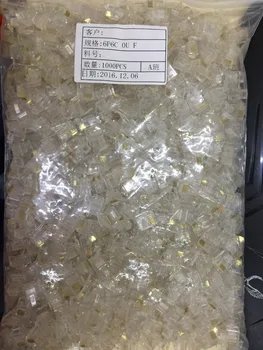 100Pcs/Lot Telephone Cable Crystal Head Rj11 Rj12 Universal 6 Core 6P6C Crystal Joint Network
100Pcs/Lot Telephone Cable Crystal Head Rj11 Rj12 Universal 6 Core 6P6C Crystal Joint Network