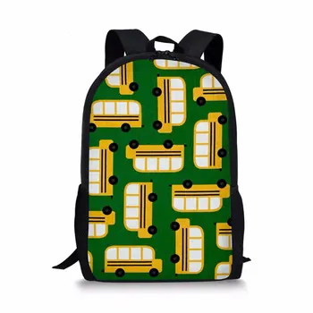THIKIN Children School Bags Funny Cartoon school bus Printed Backpack For Kids Cute Pen Pattern Polyester Student bagpack Custom 
THIKIN Children School Bags Funny Cartoon school bus Printed Backpack For Kids Cute Pen Pattern Polyester Student bagpack Custom