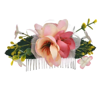 1pc Hair Comb Flower Exquisite Bride Headdress Hair Comb for Engagement Wedding Photography Party
1pc Hair Comb Flower Exquisite Bride Headdress Hair Comb for Engagement Wedding Photography Party